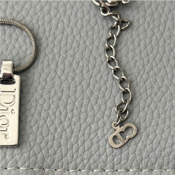 Vintage Dior Silver Chain Necklace with Logo Pendant - Picture 2 of 3